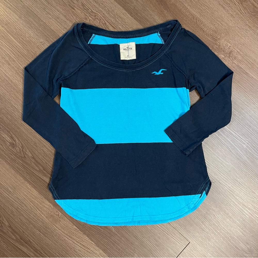 Girls Hollister Semi Sleeved Crew Neck Tee -Size XS